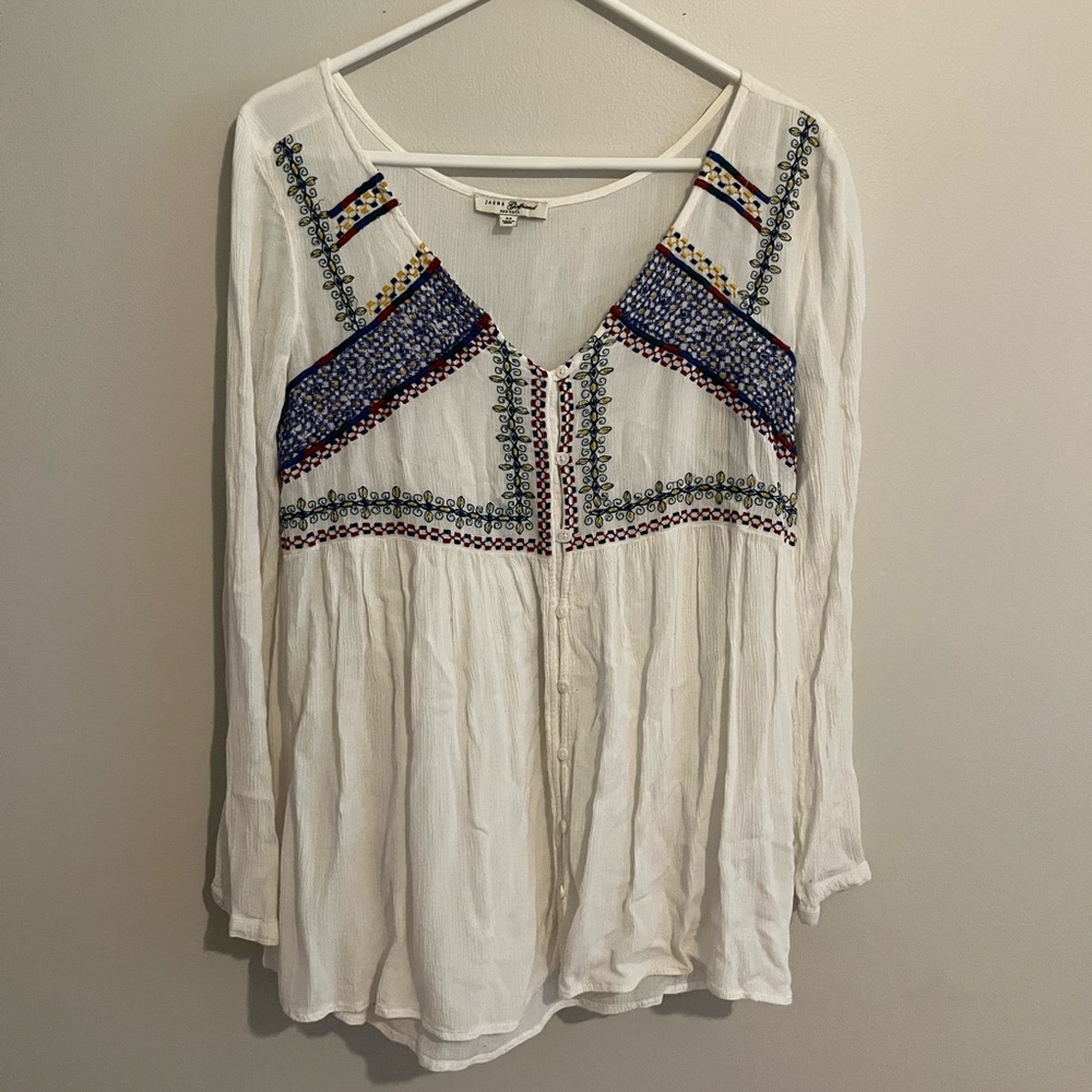 Long sleeve blouse
